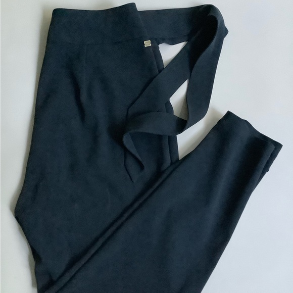 Monk & Lou cropped pant with tie tie belt Blue/green - Picture 8 of 8